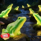 Behiller Solar Frog Path Lights, 6 Pk, Garden Art Yard Decor New. Price: $68.99.