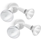 Lutec 2 Adjustable Twin Par Holder Outdoor Flood Lights, Pack, White New. Price: $51.99.