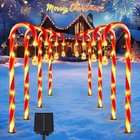 Lewondr 41" Solar Christmas Candy Cane Lights Outdoor, Upgraded Pathway Stake... Open. Price: $49.99.