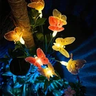 Anordsem Solar Garden Lights Outdoor: 8 Removable Optical 2 Pack, Butterfly New. Price: $33.12.