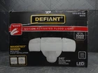 Defiant Maxdetect 240 Motion Sensing 3-HEAD Led Security Flood Light 3000 Lm Open. Price: $47.99.