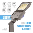 200W Led Parking Lot Light Dusk To Dawn Commercial Street Shoebox Pole Lamp New. Price: $120.10.