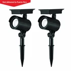 Solar Powered Black Led Landscape Spot Light, 60 Lumens (2 Count) New. Price: $23.30.