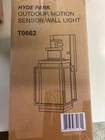 Vaxcel Hyde Park Mission Bronze Motion Dusk-dawn Outdoor Wall Light Clear Glass Used. Price: $148.99.