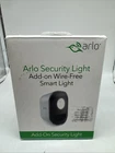 Arlo Indoor/outdoor Smart Home Security Light Motion Sensor Add AL1101-100NAS New. Price: $37.99.