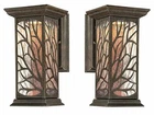 Ciata Lighting 1-LIGHT Wall Lantern On Steel With Clear Seeded GLASS-2 Pk (led) New. Price: $179.51.