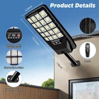 Solar Street Lights Outdoor: 20000LM 6500K Super Bright Waterproof Motion Sensor New. Price: $79.97.