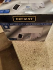 Defiant 180 White Motion Sensing Security Light Solar Powered Led 1400 Lumens Open. Price: $30.00.
