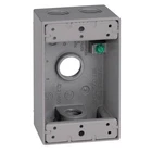 Sigma Electric 14253 Metallic Gray 4-HOLE Rectangle Weatherproof Box 4-1/2 In. New. Price: $11.12.