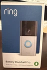 New Ring Battery Doorbell Pro Smart Wi-fi Wireless Video Satin Nickel. Price: $110.00.