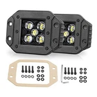 Flush Mount Led Pods, Niwaker 2PCS 5'' 100W Driving Lights Work White New. Price: $48.64.