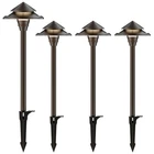 Goodsmann Low Voltage Landscape Lighting 4PK Led Path Lights Oil Rubbed Bronze New. Price: $153.96.