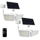 Solar Outdoor Floodlights, Motion Sensor 180 Led Waterproof 6500K With Remote... New. Price: $36.45.