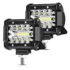 Aaiwa 4 Inch 120W Led Light Bar 12000LM Spot 8018-2PCS, White Pieces New. Price: $28.29.