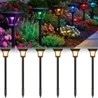 Cinoton 6 Pack Rgbcw Solar Pathway Outdoor Lights, 3 Lighting Modes Led... New. Price: $35.64.