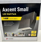 Cooper Lighting Solutions Axcent Small Led Wall Pack Walkway 14W 120-277V Open. Price: $79.99.