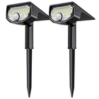 Aloftsun Solar Motion Sensor Outdoor Lights Waterproof CMS30-2P-BLK Black Open. Price: $32.03.