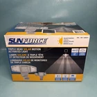 Sunforce Solar Panel Triple Head Motion Activated Security Light 1500 Lumens New. Price: $49.99.