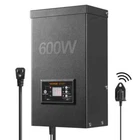Vevor 600-WATT Metal Landscape Lighting Transformer W/ Timer & Photocell Sensor Open. Price: $119.95.