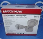 Nib Satco Nuvo 65/210 3000K Led Dual Head Security Light + Year Warranty New. Price: $99.99.