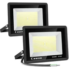 Ceena Pack 240W Hardwired Led Flood Light Outdoor, 24000LM Super Bright Flo... Open. Price: $94.31.