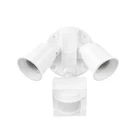 Globe Electric 17000269 110-DEGREE 240 Twin Head White Hardwired New. Price: $31.92.
