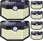 Hmcity 120 Led Solar Motion Sensor Lights IP65 Waterproof 3 Modes 6PACK New. Price: $28.72.