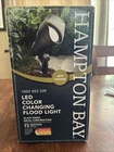 Hampton Bay 540LM Low Voltage Black Led Outdoor Flood Light Adjustable Color Open. Price: $22.00.