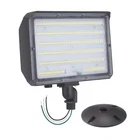 100W Led Flood Light With Knuckle, Outdoor Dusk Dawn Photocell... New. Price: $67.20.