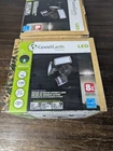 (2) Good Earth 2100-LUMEN Hardwired Led Motion Security Light W/timer #0804008 Open. Price: $39.99.