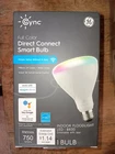 Ge Cync By Full Color Direct Connect Smart Bulb BR30 New. Price: $16.90.