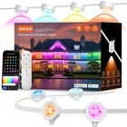 Yayza! Permanent Outdoor Lights Pro, 100FT 72 Led 135LM Smart Rgb+ic+warm/coo... New. Price: $123.86.