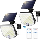 Moko Solar Lights Outdoor, 222 Led Motion, W/remote, IP65, Waterproof, Pack New. Price: $10.14.