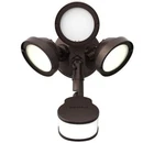 New Halo Motion Activated Integrated Led Flood Light Triple Head Bronze. Price: $30.00.