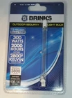 New Brinks 7056 T3 Halogen Light Bulb 300W, 2000 Hours, 2800K Color, 3800 Lumens. Price: $10.91.