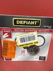 Defiant 180 Blk Motion Led Twin Head Flood Light Open. Price: $21.00.