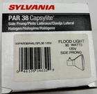 Sylvania Watt Flood Light 38 120 Volts 90PAR/HAL/3FL30 Lot Of 5 Open. Price: $32.72.