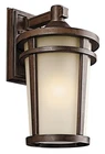 Kichler 49073BST Atwood 1-LIGHT 17.75" Outdoor Xlarge Wall In Brown Stone New. Price: $304.99.