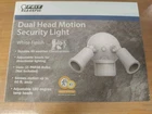 Feit Dual Head Motion Sensor Security Light White Sdfl/mot/wh New. Price: $44.99.