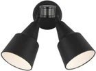 Generation Lighting 2-LIGHT Flood With Motion Sensor, Black Finish New. Price: $148.99.