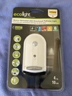 Ecolight Motion Activated Led Directional Pathway Light, 4" Bright White Nip New. Price: $11.95.