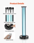 Vevor Light, 110W Ultraviolet Lamp With Ozone Purifier, Uvc 30/60/1 New. Price: $69.68.
